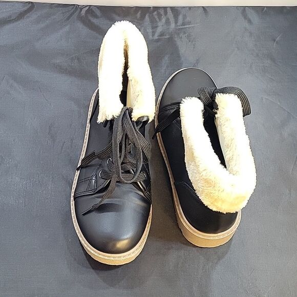 WOMEN"S JUST BE LACED-UP ROUND TOE SLIP-ON BOOT - Picture 5 of 13